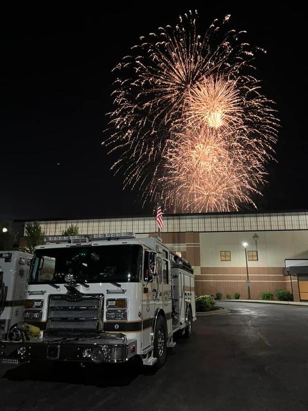 Great display of fireworks tonight at Mokena Main Park! Mokena Fire